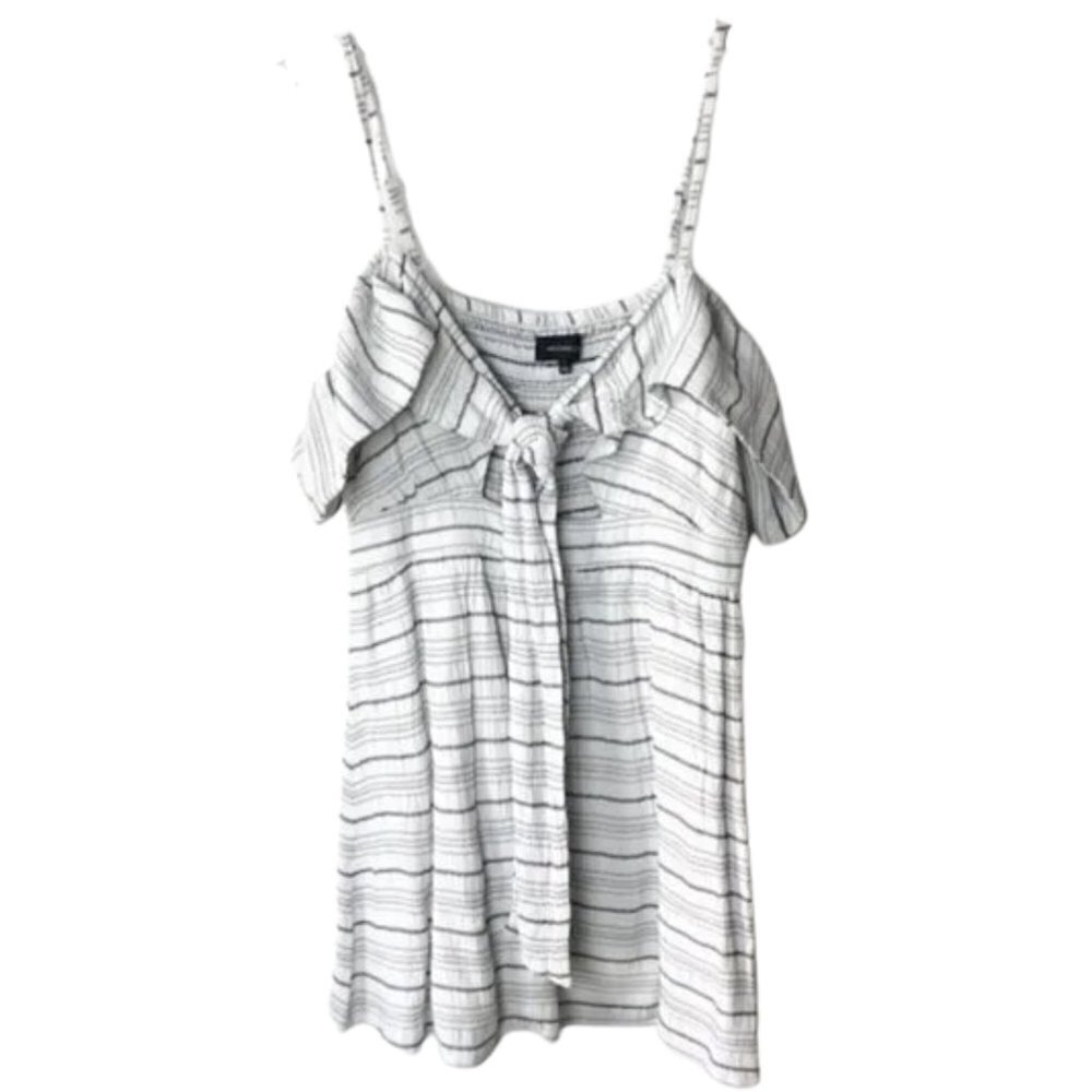 Majorelle Striped Tie Front Mini Dress Sz. XS